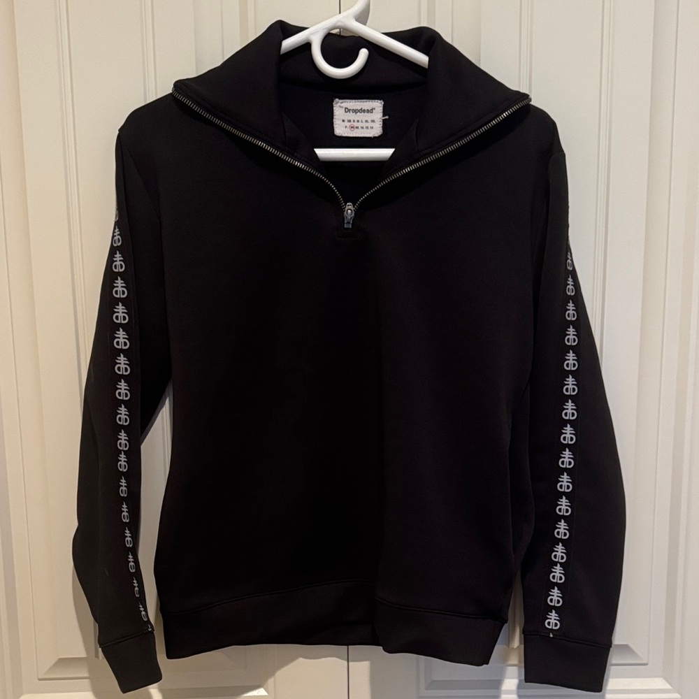 Drop Dead quarter-zip pullover
